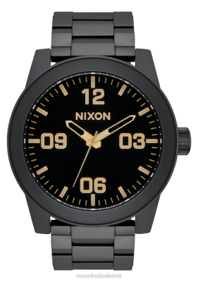Nixon kehaline roostevaba teras ZZHP66 | Nixon Kellad matt must/kuldne