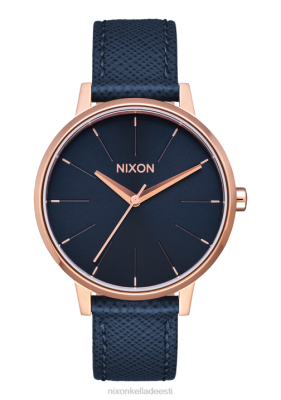 Nixon kensingtoni nahk ZZHP236 | Nixon Kellad mereväe/roosa kuld
