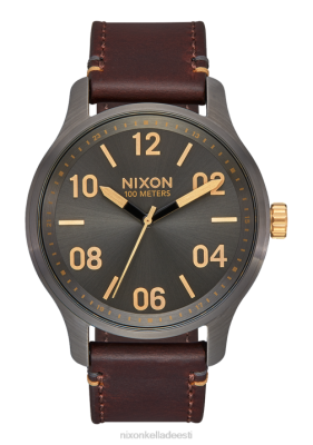 Nixon patrull nahast ZZHP104 | Nixon Kellad gunmetall/kuld