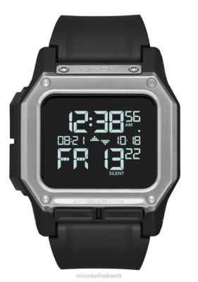Nixon regulus ZZHP159 | Nixon Kellad must/hõbedane