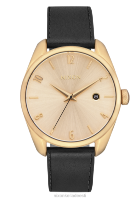 Nixon talia nahk ZZHP262 | Nixon Kellad hele kuldne/must