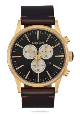 Nixon valve krononahk ZZHP108 | Nixon Kellad kuldne/indigo/pruun