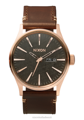 Nixon valvenahk ZZHP51 | Nixon Kellad roosa kuld/püssimeall/pruun
